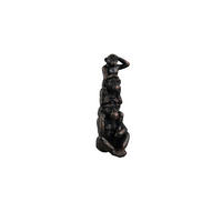 SKULPTUR - Schwarz, Basics, Kunststoff (15/35/12,5cm)