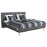 POLSTERBETT 180/200 cm in Anthrazit - Chromfarben/Anthrazit, Design, Textil/Metall (180/200cm) - Carryhome POLSTERBETT 180/200 cm in Anthrazit - Chromfarben/Anthrazit, Design, Textil/Metall (180/200cm) - Carryhome