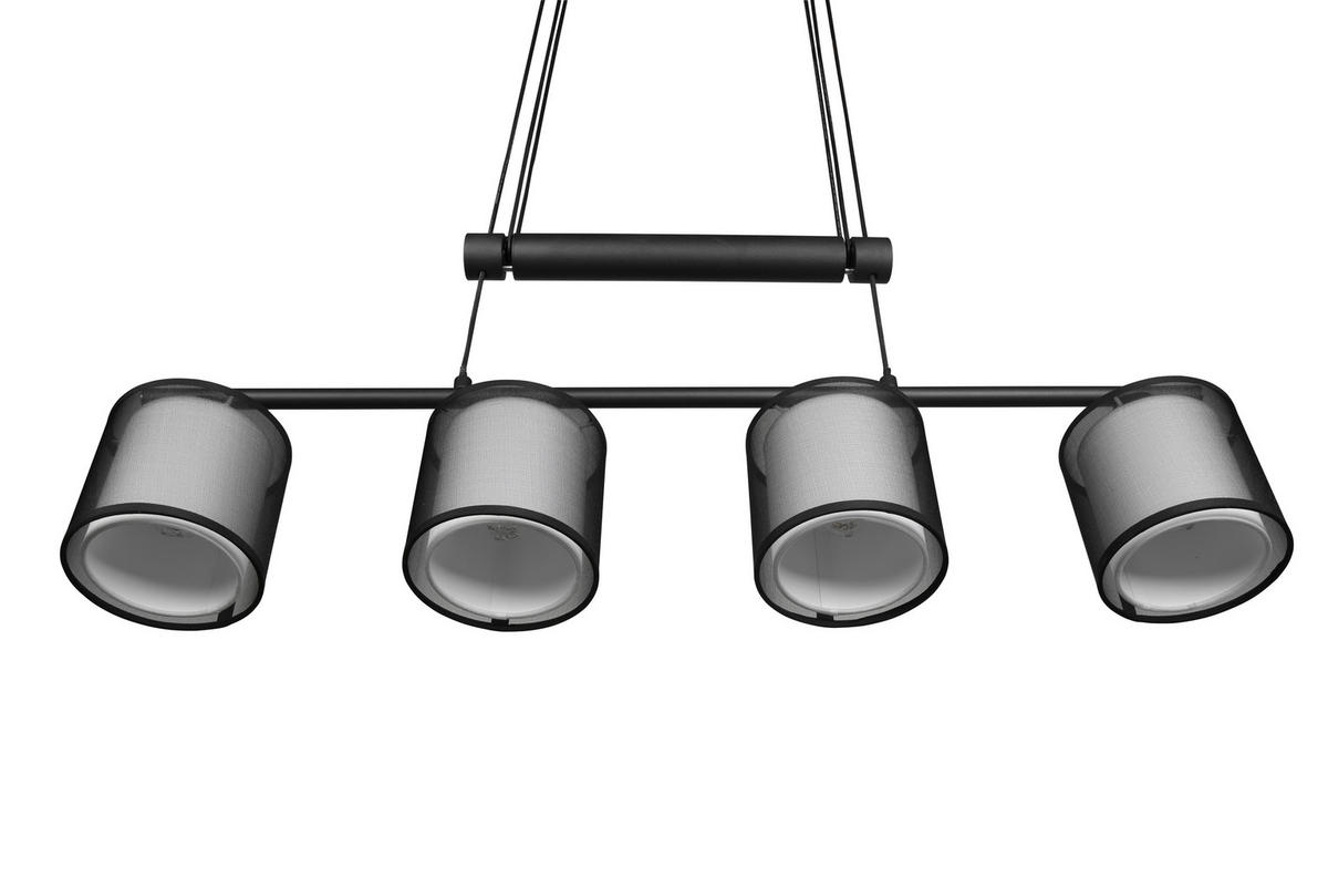 PENDELLAMPA Burton 82,2/150/12,5 cm  - svart, Design, metall (82,2/150/12,5cm) - Trio Leuchten