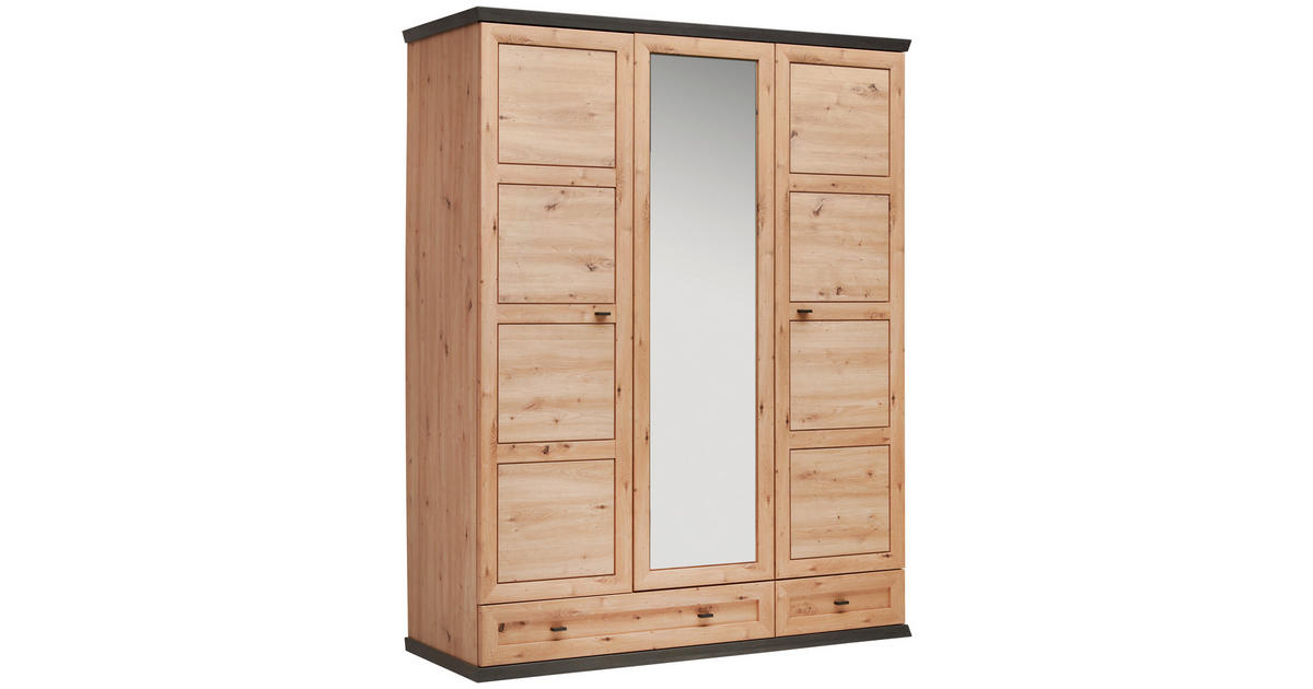 Garderobenschrank Eiche Artisan Spiegel kaufen