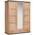 GARDEROBENSCHRANK  in 154/196,7/60,5 cm  - Anthrazit/Eiche Artisan, LIFESTYLE, Glas/Holzwerkstoff (154/196,7/60,5cm) - Xora