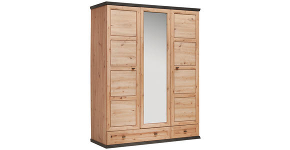GARDEROBENSCHRANK  in 154/196,7/60,5 cm  - Anthrazit/Eiche Artisan, LIFESTYLE, Glas/Holzwerkstoff (154/196,7/60,5cm) - Xora