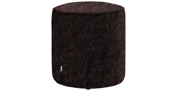 HOCKER in Textil Lila  - Lila, Design, Textil (44/46/44cm) - Belluti