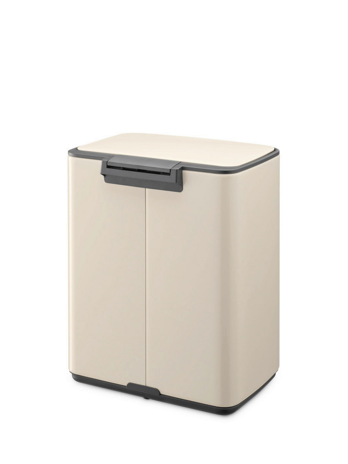 KOŠ S NOŽNOM PAPUČICOM  12 l  Bo  - bež/antracit, Design, metal/plastika (29/36,5/25,5cm) - Brabantia