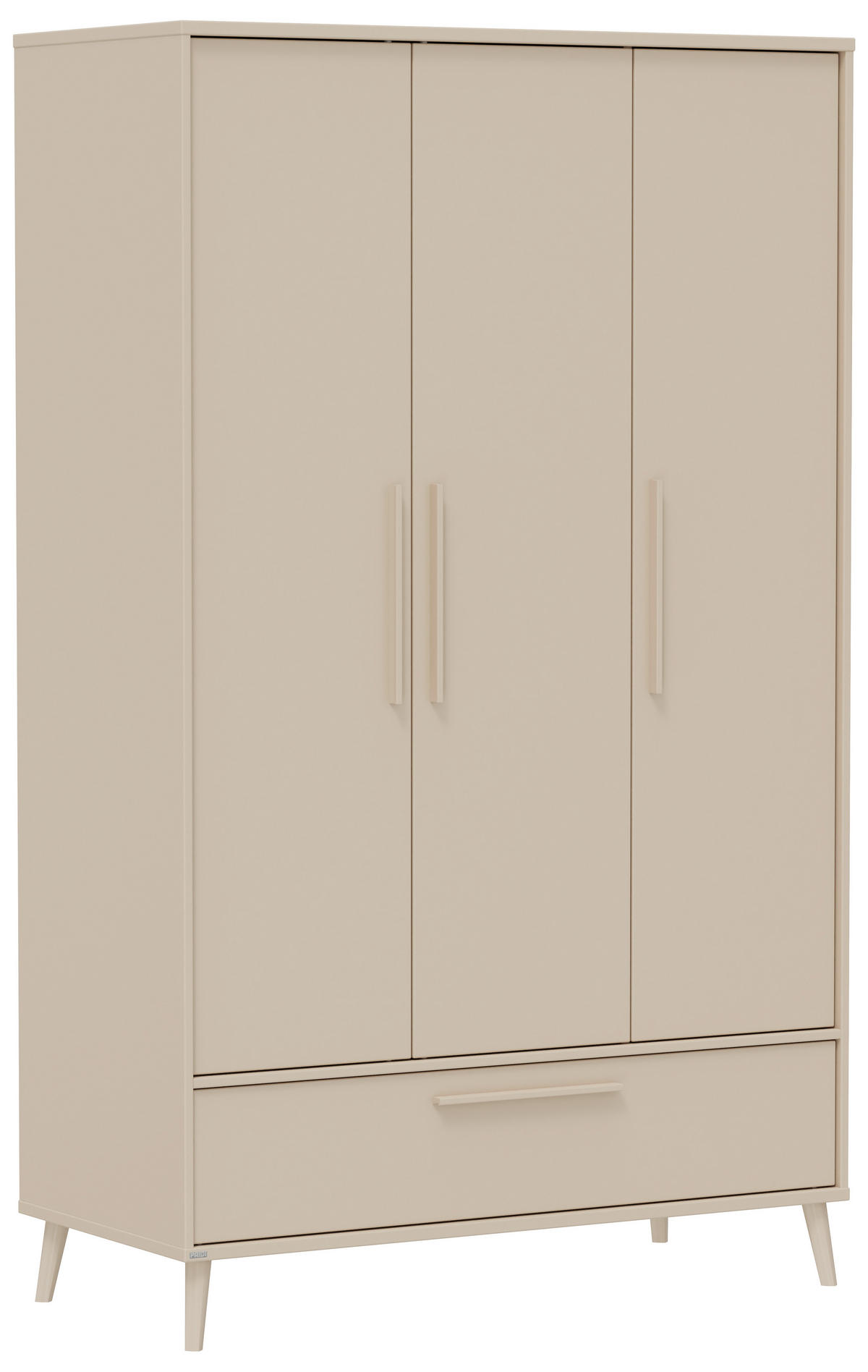 OTROŠKA OMARA ZA OBLAČILA  Eefje  124/204/57 cm          - bež, Basics, umetna masa/leseni material (124/204/57cm) - Paidi