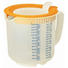 MESSBECHER - Klar/Orange, Basics, Kunststoff (15/17.5/16cm) - DR.OETKER