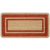 COVORAȘ DE INTRARE 33/60 cm  - maro/roșu, Basics, plastic/materiale naturale (33/60cm)