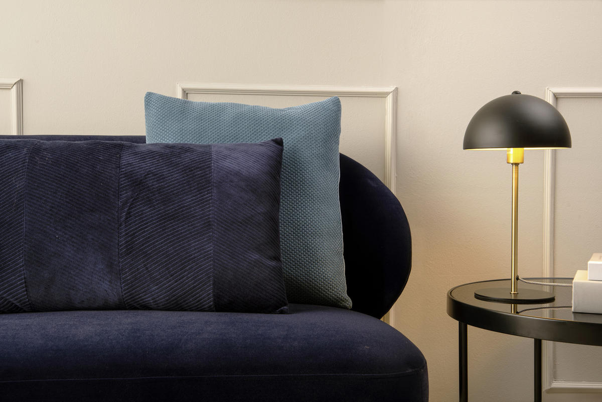 STOLNÍ LAMPA, 20/39 cm  - černá/barvy zlata, Trend, kov (20/39cm) - Present Time