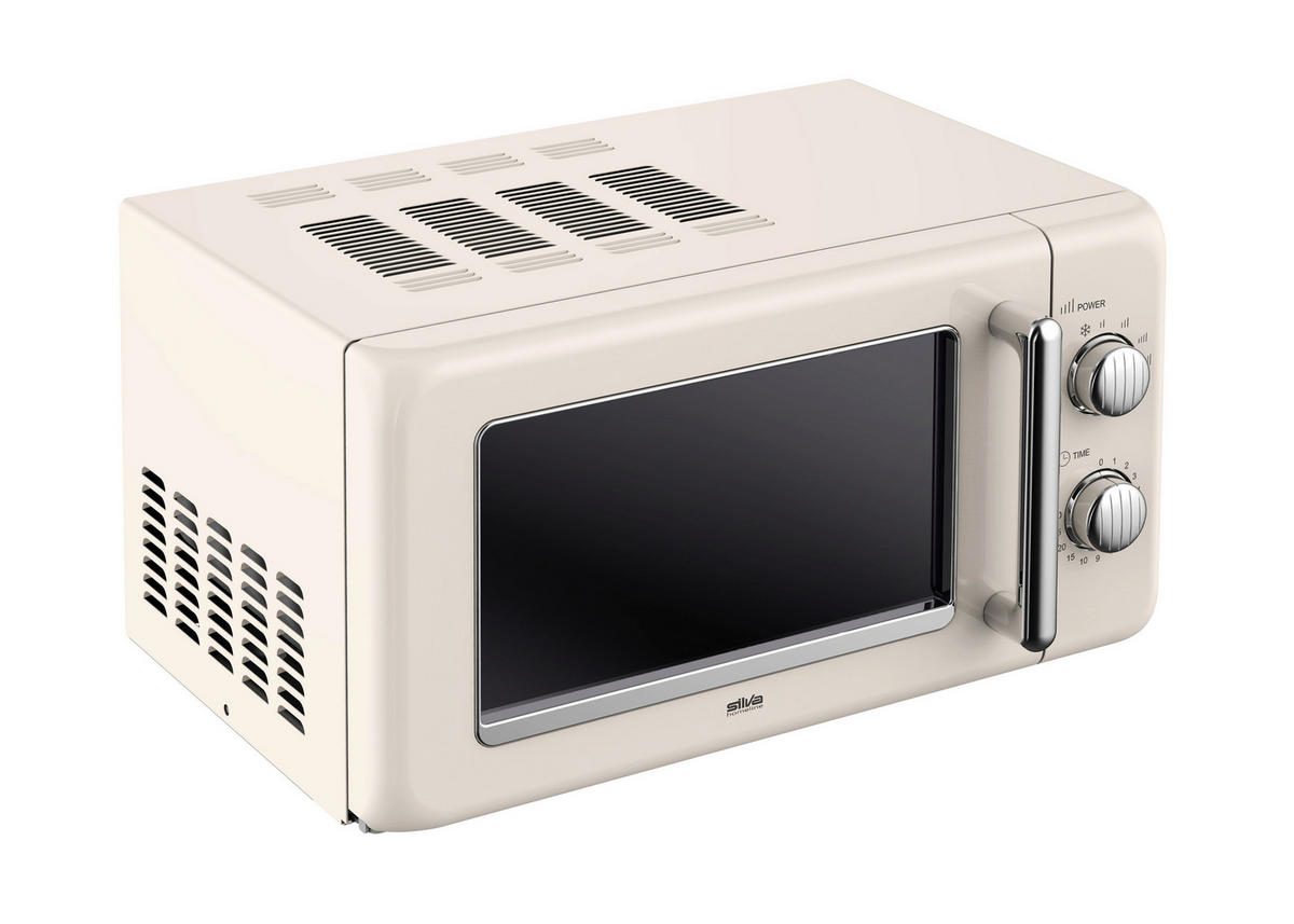 MIKROWELLE MW-R 25.3 BEIGE  - Beige, Trend, Metall (45,2/26,2/36cm)