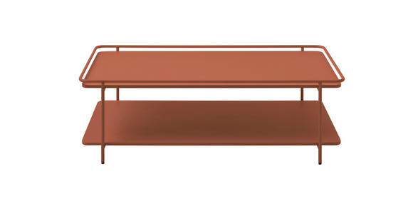 COUCHTISCH - Terracotta, Basics, Metall (110/55/34cm) - Xora