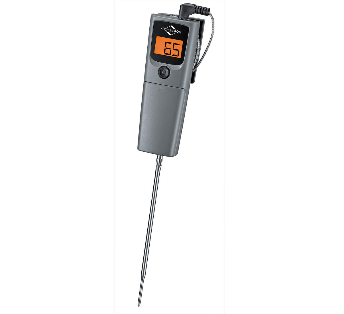 BRATENTHERMOMETER SMART  - Silberfarben, Basics, Kunststoff/Metall (11/4/2,5cm) - KÜCHENPROFI