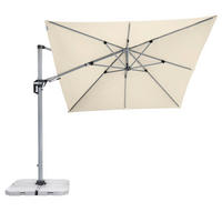 VÝKYVNÝ SLNEČNÍK 350/260 cm - prírodná farba/antracitová, kov/textil (350/260cm) - Doppler