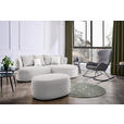 ECKSOFA in Bouclé Beige  235/166 cm  - Beige/Creme, MODERN, Kunststoff/Textil (235/166cm) - Hom`in