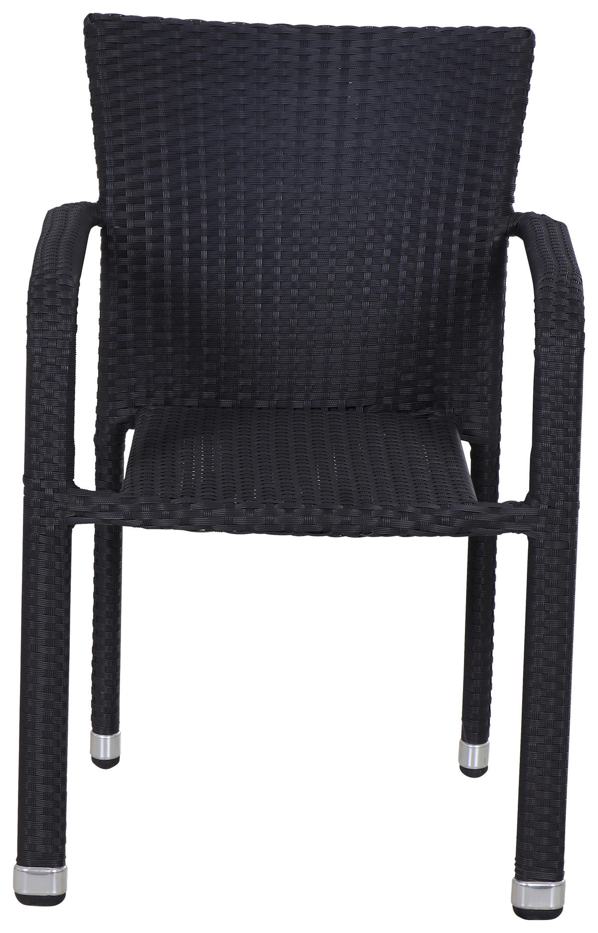 STAPELSESSEL - Schwarz, MODERN, Kunststoff/Metall (56/83/60cm) - Siena Garden