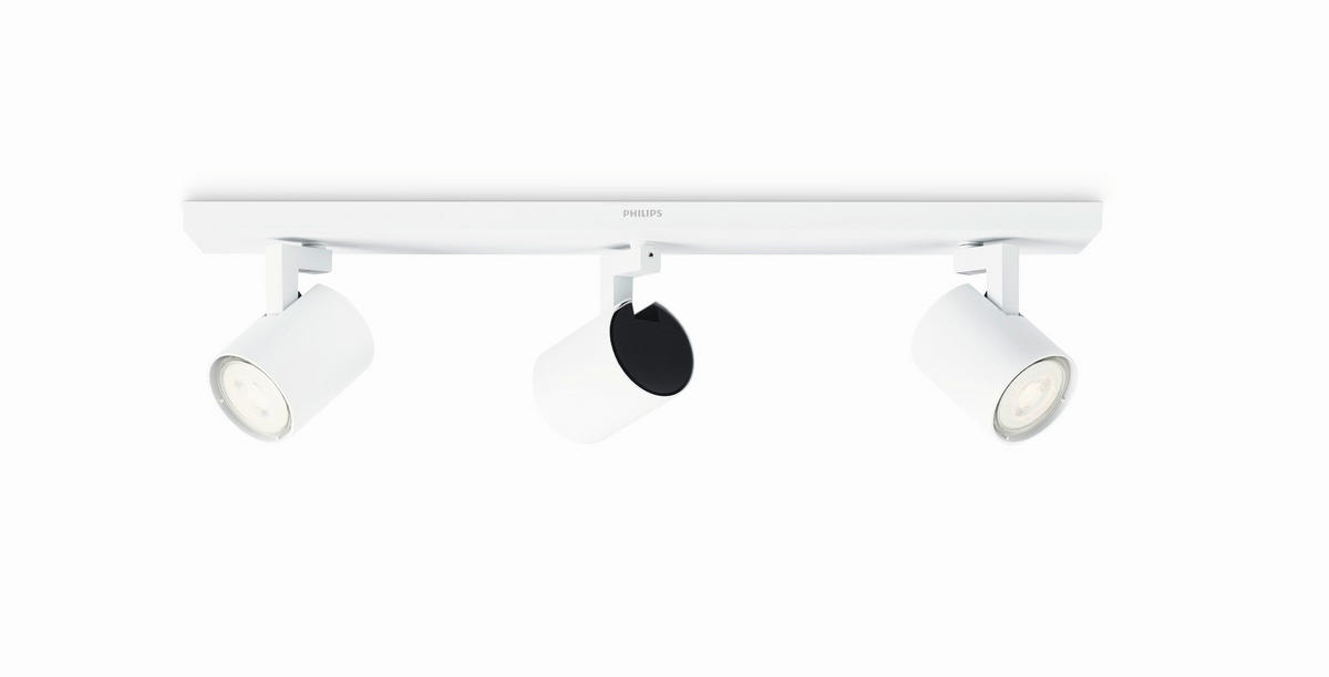 LED-DECKENLEUCHTE Spot Runner 10,9/10,2/49 cm   - Weiß, Basics, Metall (10,9/10,2/49cm) - Philips