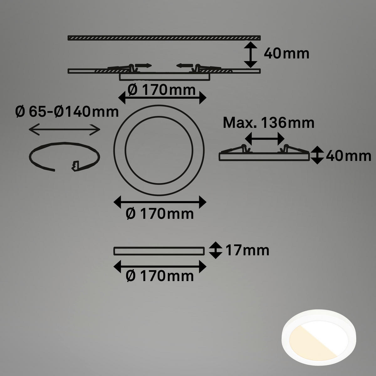 LED PANEL - Osnovno (1,7/17cm)
