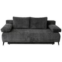 CANAPEA EXTENSIBILĂ lemn, plastic, textil antracit  - antracit/negru, Trend, plastic/lemn (200/88/100cm) - Carryhome