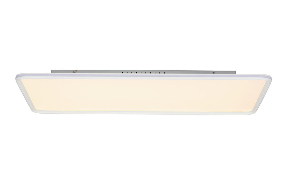 LED-DECKENLEUCHTE Bosona 110/60/7 cm  - Weiß, Basics, Kunststoff/Metall (110/60/7cm) - Novel