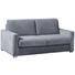 SCHLAFSOFA Dunkelgrau - Chromfarben/Dunkelgrau, KONVENTIONELL, Textil/Metall (183/88/99cm) - Carryhome SCHLAFSOFA Dunkelgrau - Chromfarben/Dunkelgrau, KONVENTIONELL, Textil/Metall (183/88/99cm) - Carryhome