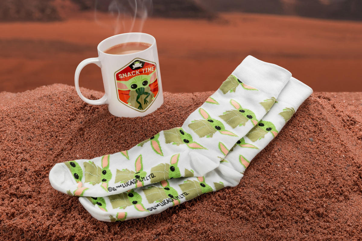 GESCHENKBOX   Weiß, Hellgrün  - Weiß/Hellgrün, Basics, Keramik (9.5/8/12cm) - Star Wars