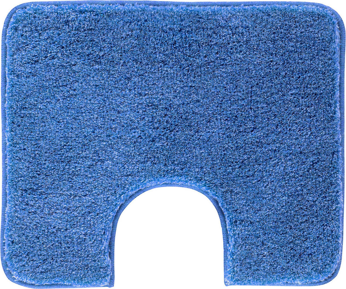 WC-VORLEGER Blau 50/60 cm  - Blau, Basics, Kunststoff/Textil (50/60cm) - Grund