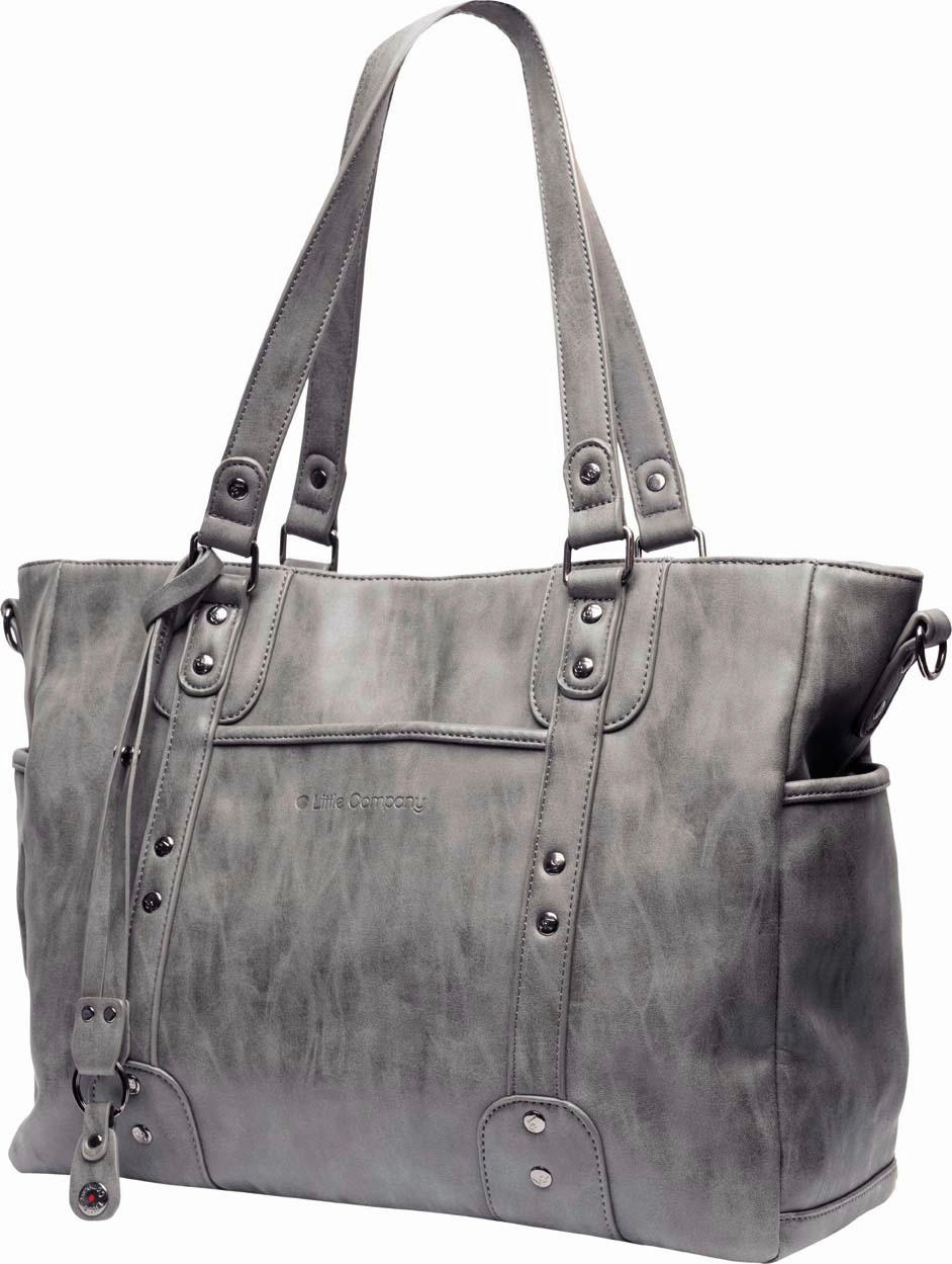 WICKELTASCHE Little Company  - Grau, Trend, Kunststoff/Textil (30/40/14cm)