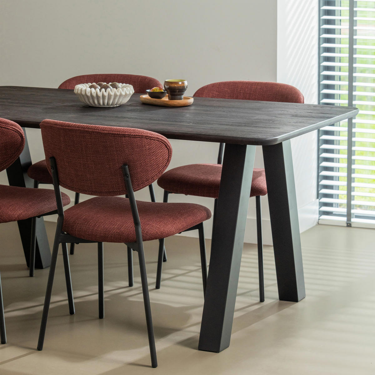 TISCHGESTELL in Metall   - Schwarz, MODERN, Metall (79/72/10cm) - Livetastic