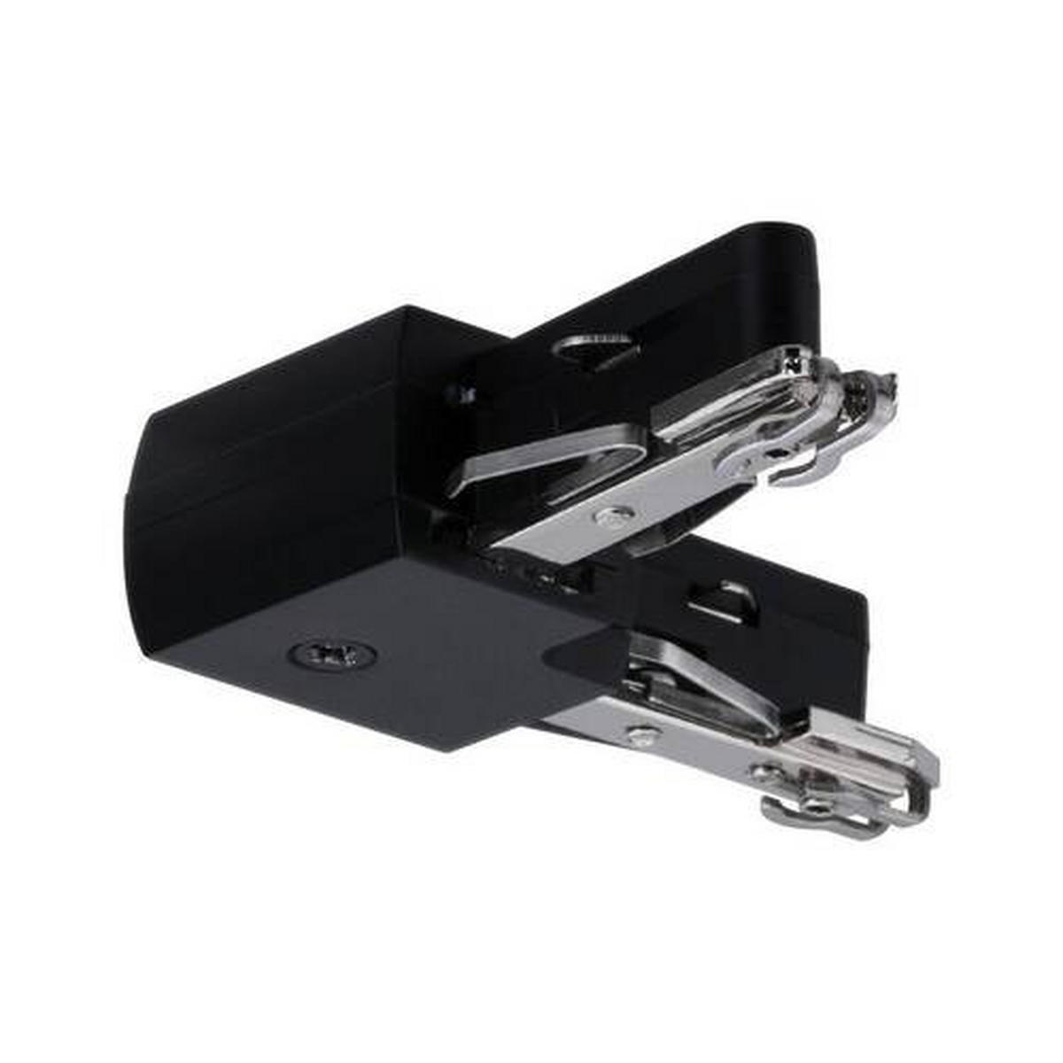 SCHIENENSYSTEM-VERBINDER Urail 6,2/1,8/6,2 cm   - Schwarz, Design, Kunststoff/Metall (6,2/1,8/6,2cm) - Paulmann