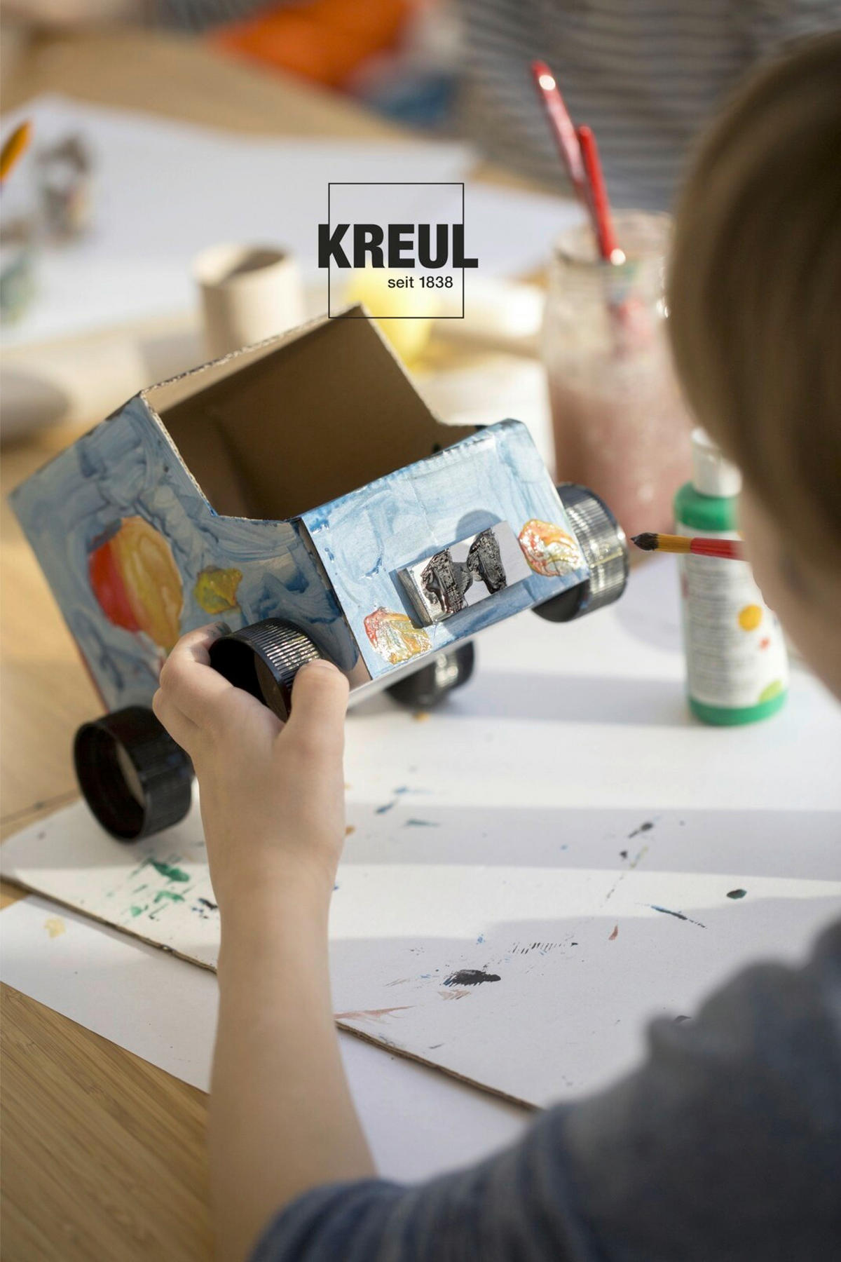 ACRYLFARBE - Blau/Gelb, Basics (8/11/11,5cm)