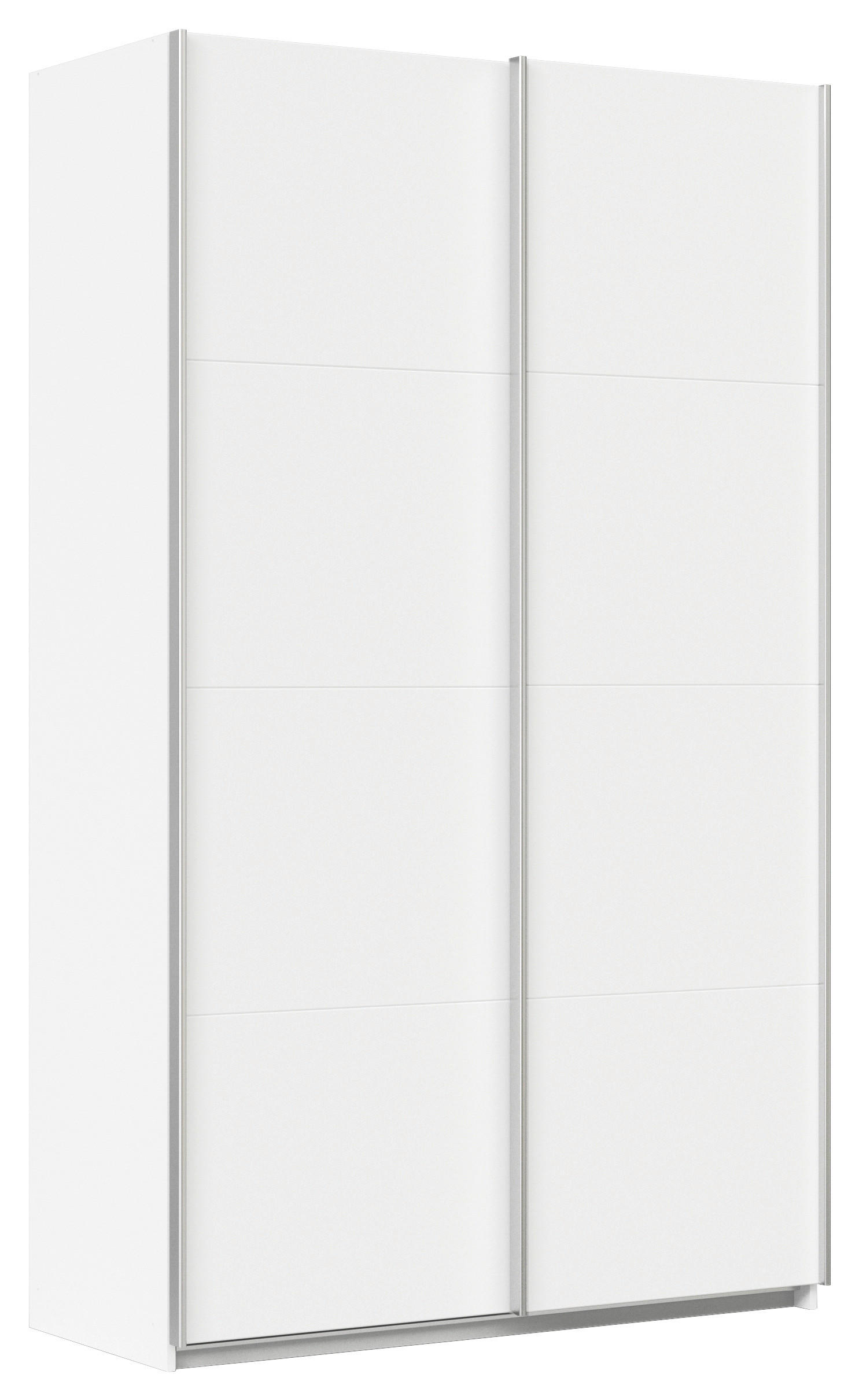 Schwebetürenschrank B: 136cm Feldkirch Alpinweiß