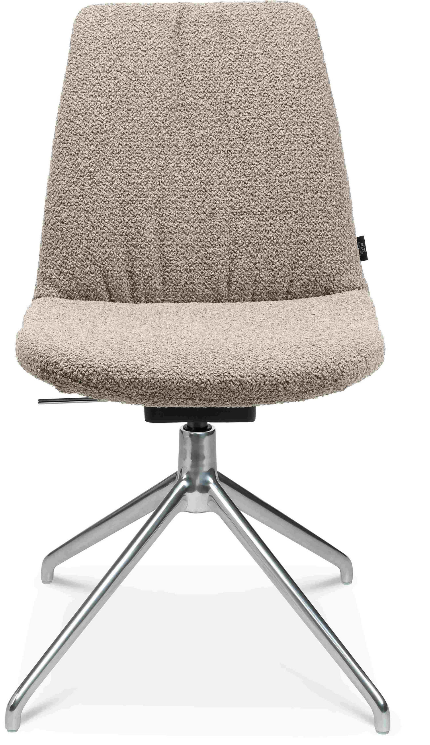STUHL Flachgewebe Naturfarben, Alufarben  - Alufarben/Naturfarben, Design, Textil/Metall (46/81,5-84,5/55cm) - Johann Jakob