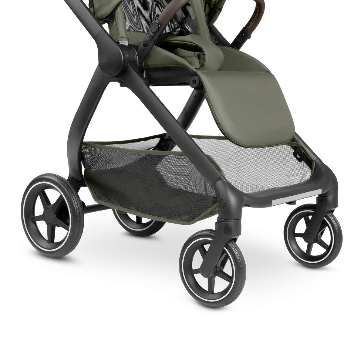 KOMBIKINDERWAGEN  City Life  Avocado  - Schwarz/Olivgrün, Basics, Textil/Metall (82,0/52,0/107,5cm) - ABC Design