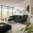 ECKSOFA  in Flachgewebe Anthrazit  175-224/255-365 cm  - Anthrazit/Schwarz, Design, Textil/Metall (175-224/255-365cm) - Dieter Knoll