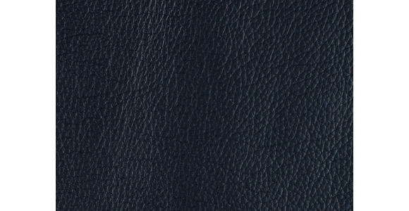 ECKSOFA in Echtleder Dunkelblau 328/193 cm - Schwarz/Dunkelblau, Design, Leder/Metall (328/193cm) - Dieter Knoll