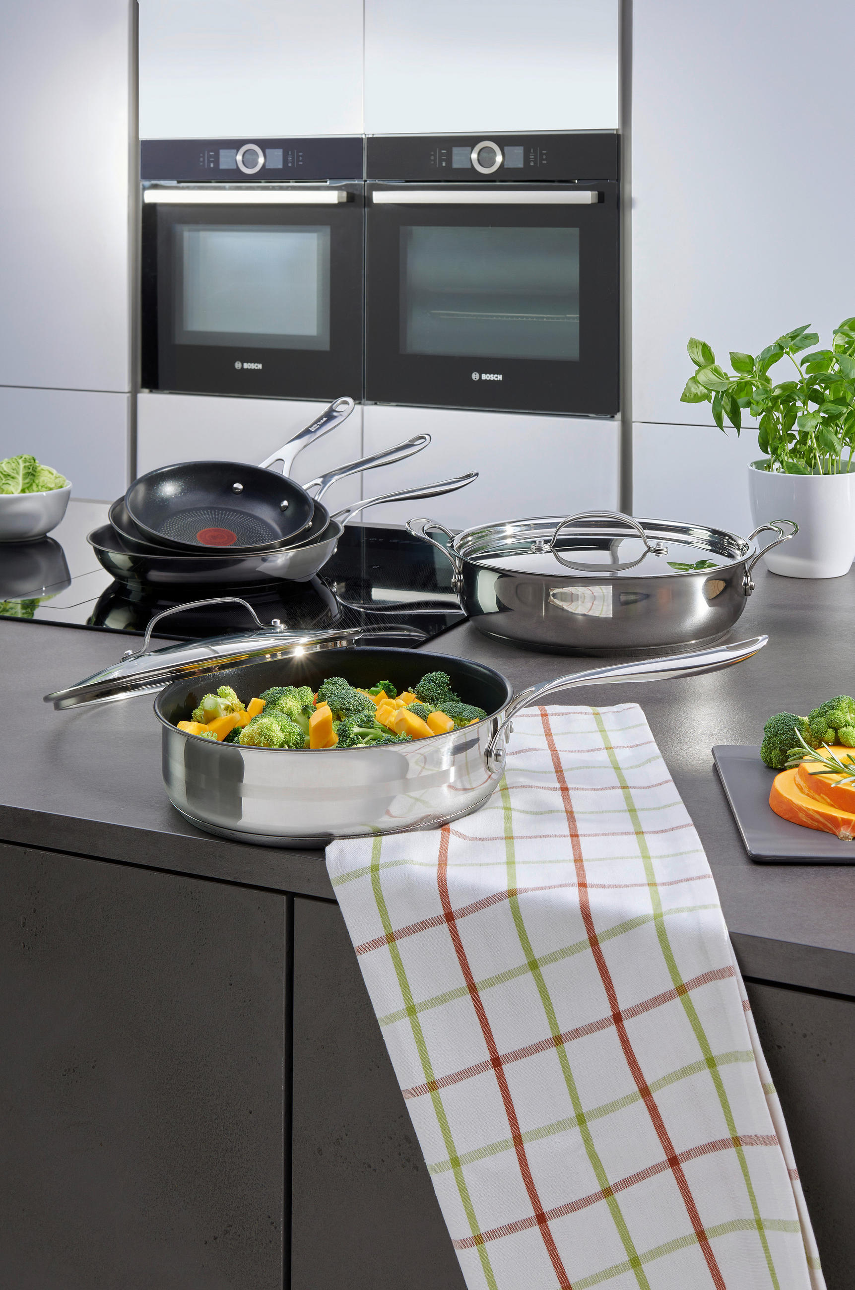 PFANNE Jamie Oliver COOK SMART 20 cm cm  - Chromfarben, Basics, Metall (20 cmcm) - Tefal