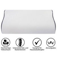 NACKENSTÜTZKISSEN 40/60 cm  - Weiß, Basics, Textil (40/60cm) - MID.YOU