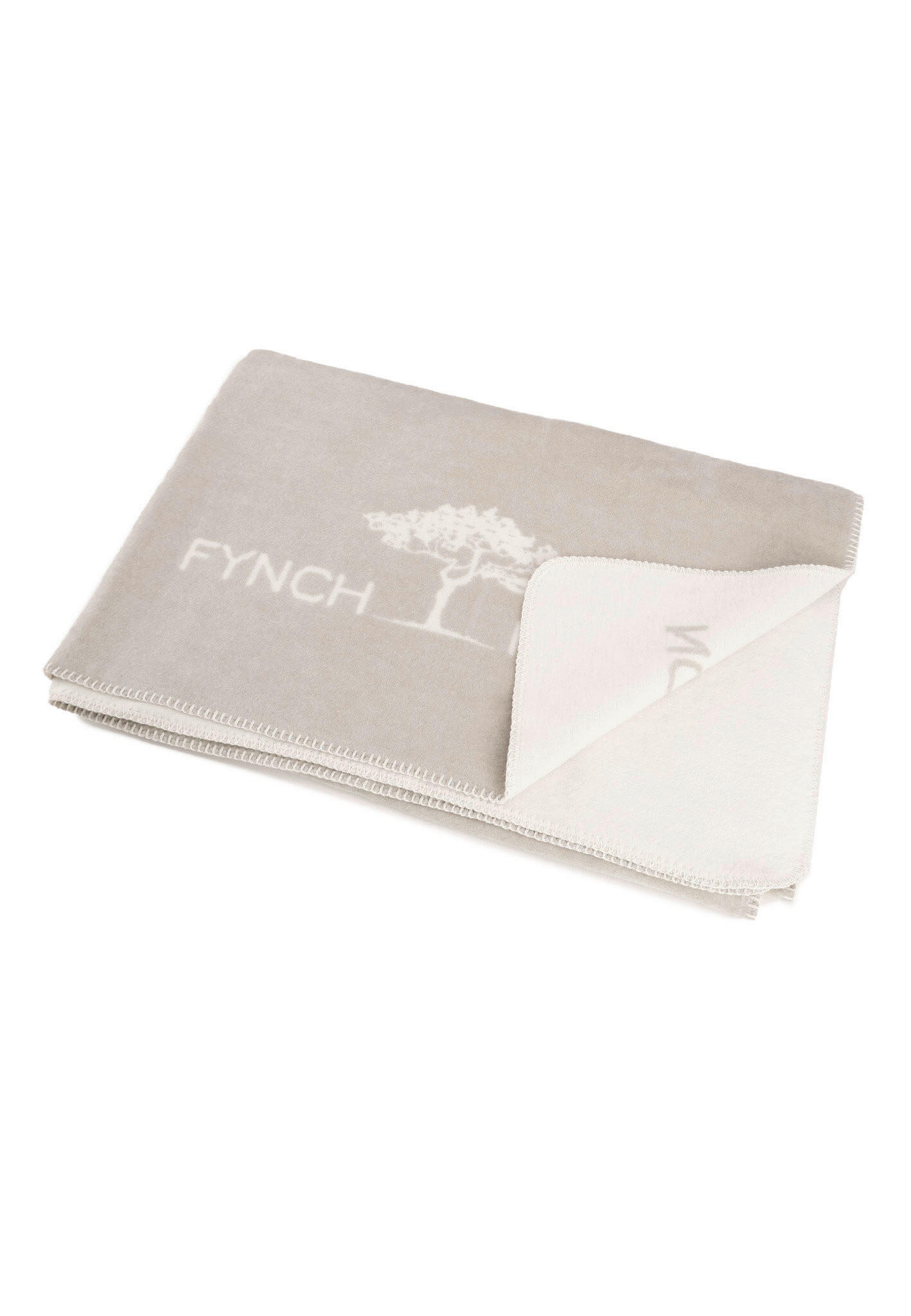 Fynch-Hatton Wohndecke Hellgrau, Greige 210x150 cm