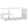 COUCHTISCH in Holzwerkstoff 91/53/42 cm  - Weiss/Schwarz, Design, Holzwerkstoff/Kunststoff (91/53/42cm) - MID.YOU