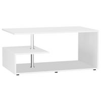 COUCHTISCH in Holzwerkstoff 91/53/42 cm  - Weiss/Schwarz, Design, Holzwerkstoff/Kunststoff (91/53/42cm) - MID.YOU