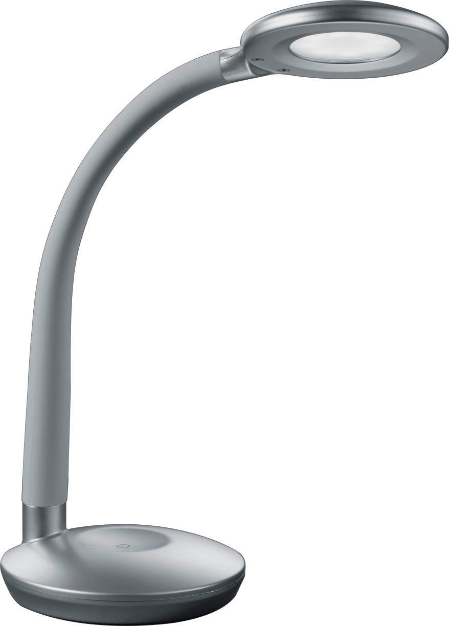 STONA LED LAMPA - srebrna, Osnovno, plastika (13/46,5cm)