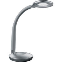 STONA LED LAMPA  - srebrna, Osnovno, plastika (13/46,5cm)