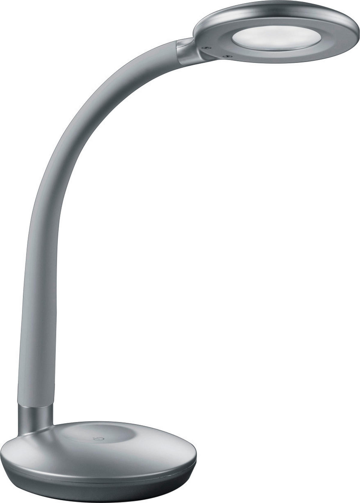 STONA LED LAMPA  - srebrna, Osnovno, plastika (13/46,5cm)