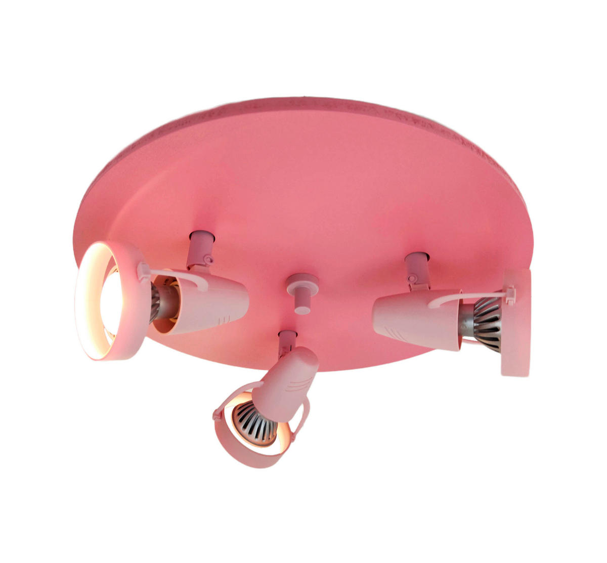 DECKENLEUCHTE 35/35/15 cm   - Rosa, Basics, Holzwerkstoff/Kunststoff (35/35/15cm)