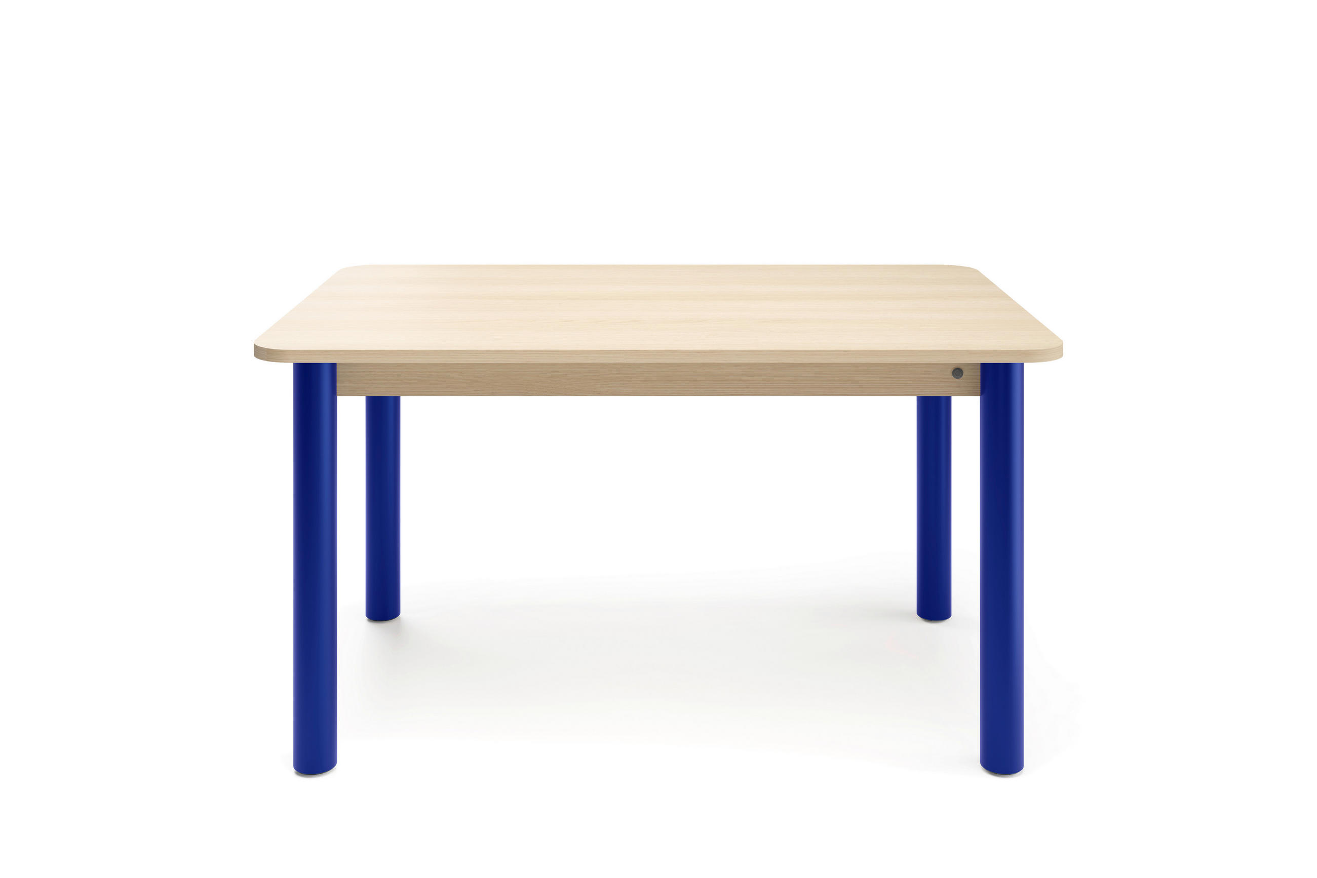 ESSTISCH in Metall, Holzwerkstoff 140/90/76 cm   - Hellbraun/Blau, Natur, Holzwerkstoff/Metall (140/90/76cm) - Tom Tailor