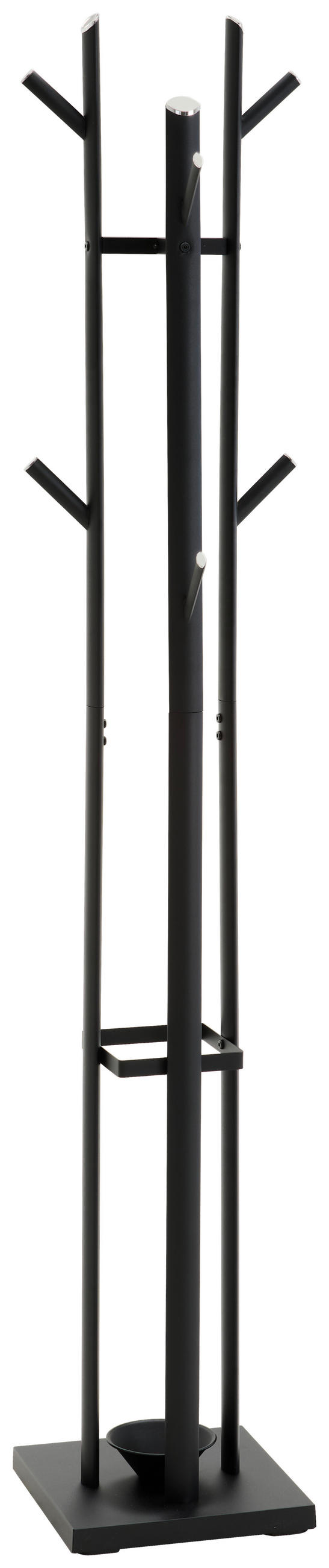 KLEIDERSTÄNDER in Schwarz 35,5/173/28,5 cm   - Schwarz, Basics, Metall (35,5/173/28,5cm) - Xora