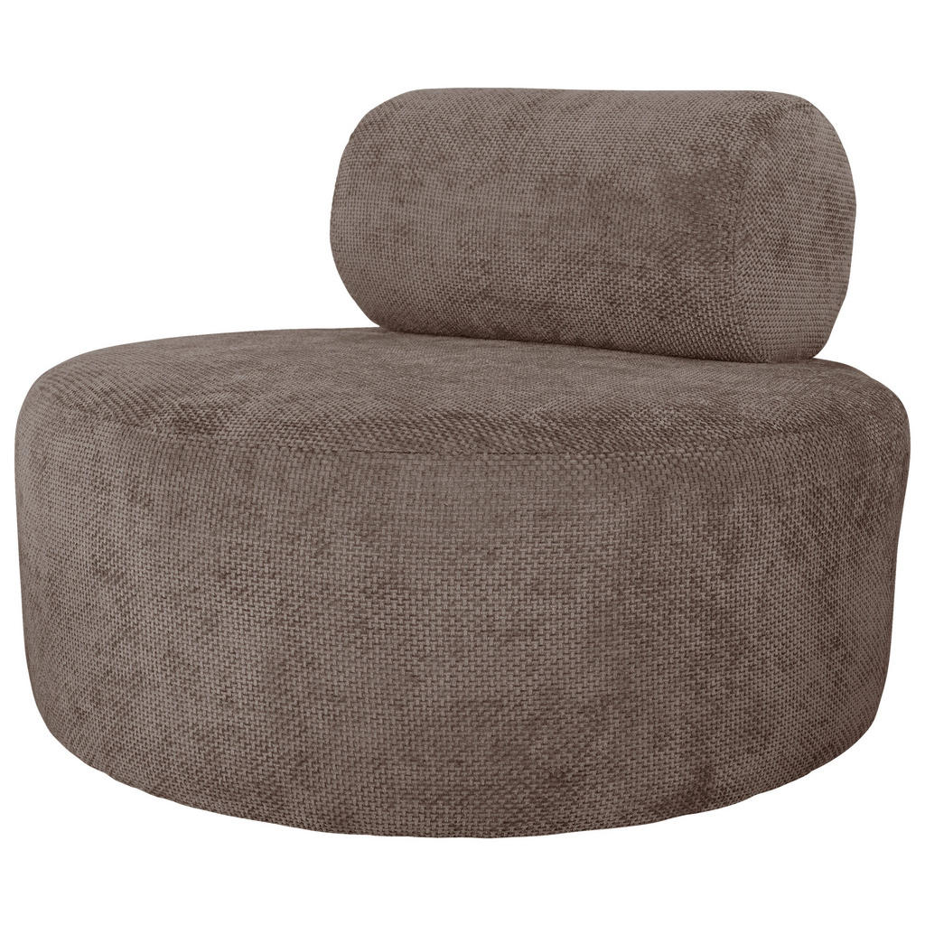 Thumbnail - Livetastic Sessel Moss, Hellbraun, Textil, 88x70x88 cm, Made in EU, Sitzfläche 360° drehbar, Stühle