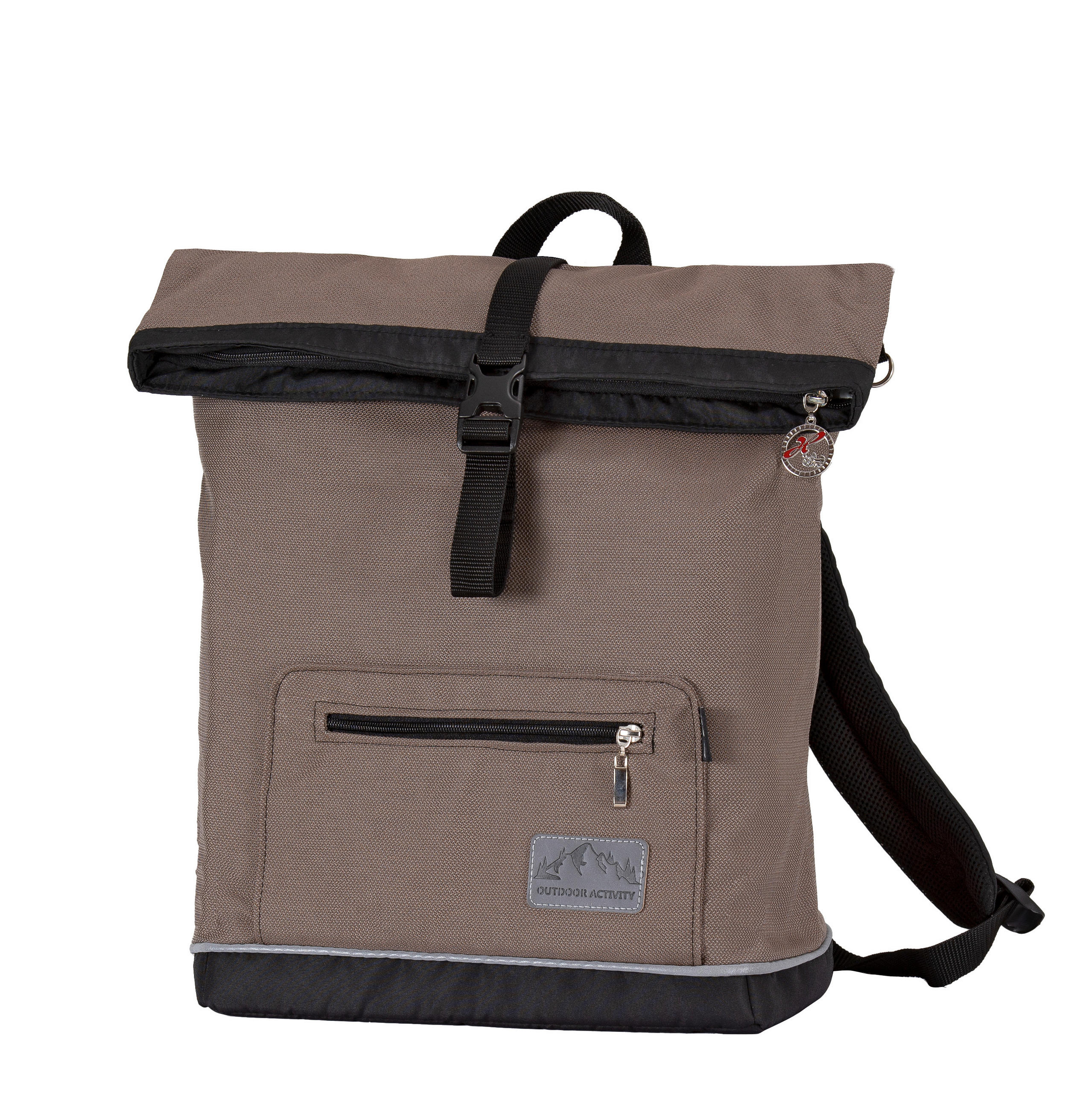 WICKELRUCKSACK SPACE BAG  - Beige/Weiß, Basics, Textil (32/17/52cm) - Hartan