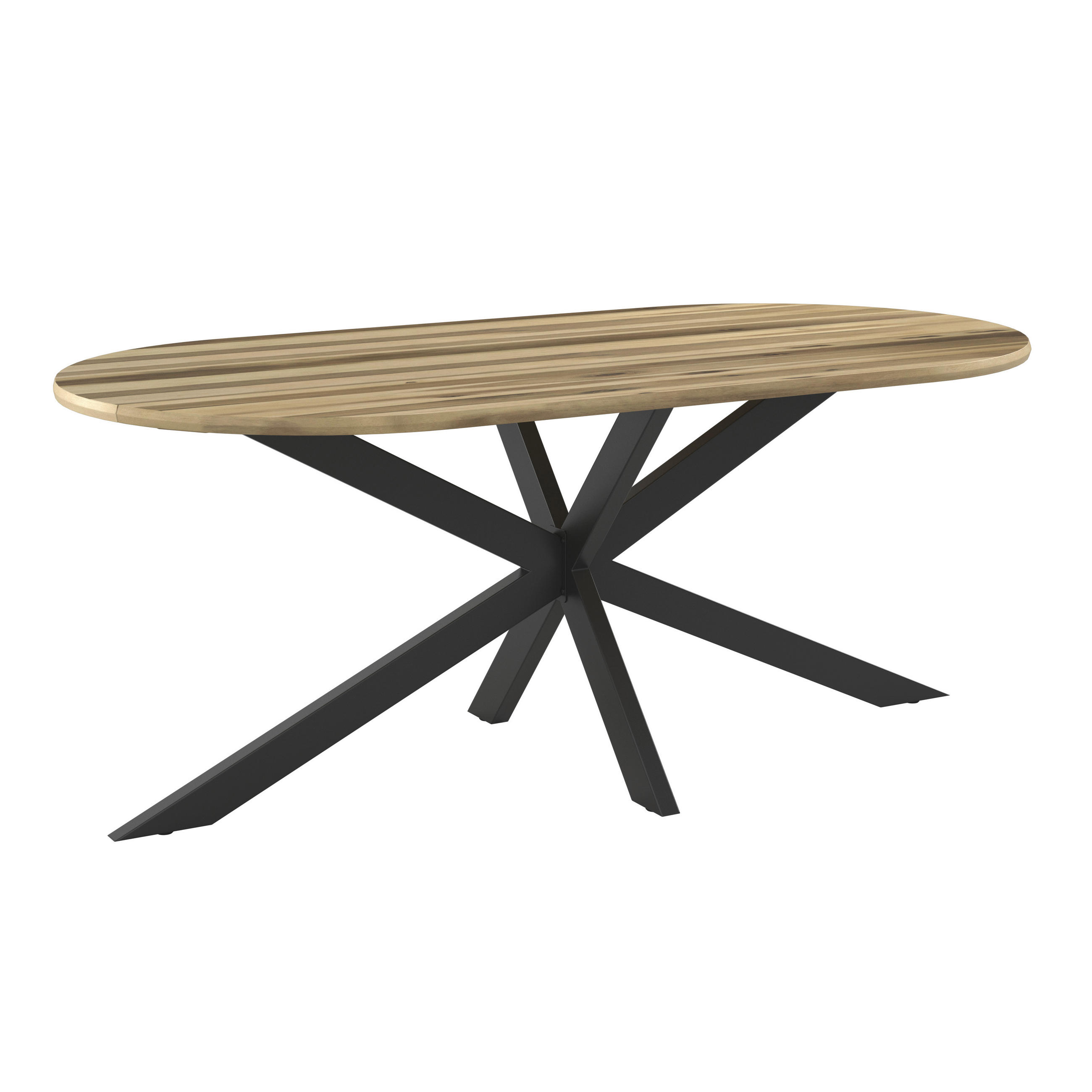 ZÁHRADNÝ STÔL, drevo, kov, 200/76/100 cm - Modern, kov/drevo (200/76/100cm) - Ambia Garden