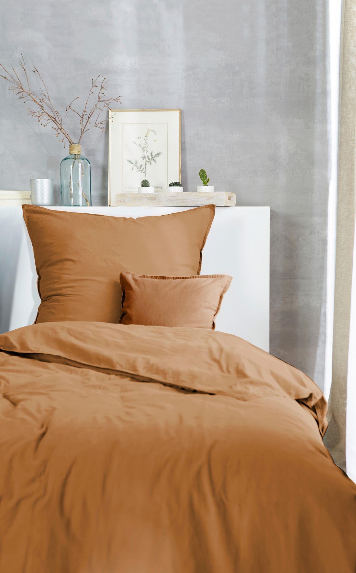 BETTWÄSCHE Renforcé 155/220 cm  - Currygelb, Basics, Textil (155/220cm)