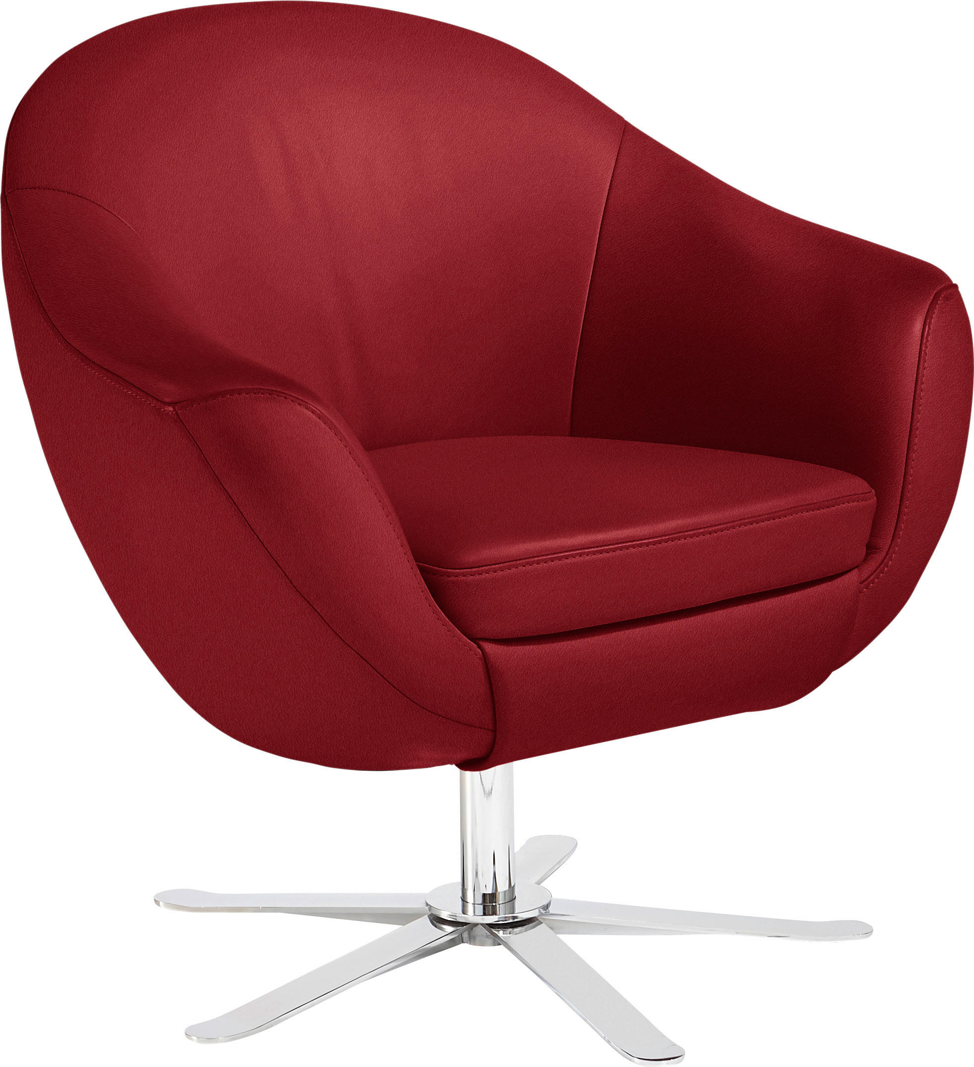 FOTOLIU  - culoare crom/roșu, Design, metal/piele (84/82/71cm) - Joop!